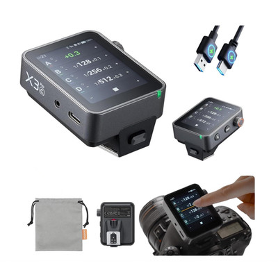 Godox X3PRO C TTL HSS 2,4G Wireless Flash Trigger OLED Touchscreen Sender