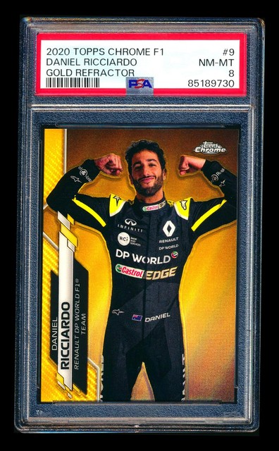 Daniel Ricciardo 2020 Topps Chrome Formula 1 Gold Refractor