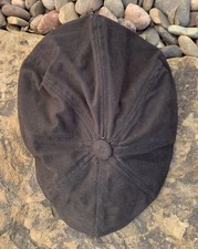 Broner News Boy Cap. Black. XL. Men?s.