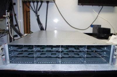 Supermicro CSE-826 2U ATX Server Case 12 Bay 3.5'' LFF SAS 2x SUPER QUIET PSU NAS