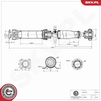 Esen SKV Antriebswelle 76SKV113 FüR Landrover Range Rover Sport 1 L320 4X4