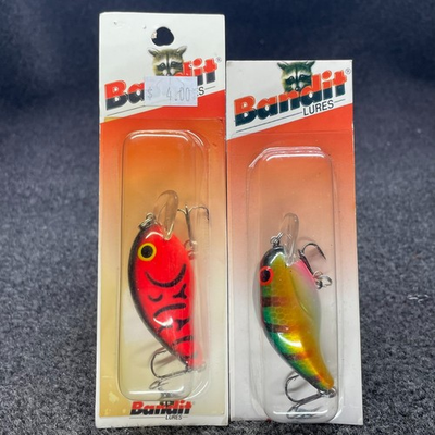 #ad Pre Pradco Bandit 100 Series Vintage Crankbait Red Package 1 4oz 2quot; Choose Color $18.99