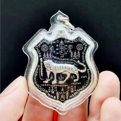 Headless Tiger Model 1 Lp Chai Pendant Be Invulnerable Thai Buddha Amulet Lucky