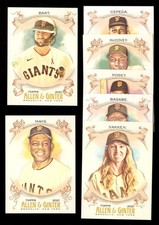 2021 Topps Allen and Ginter - SAN FRANCISCO GIANTS Team Set 