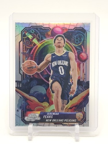 2025 Topps Cosmic Chrome Jeremiah Fears Refractor (RAW)