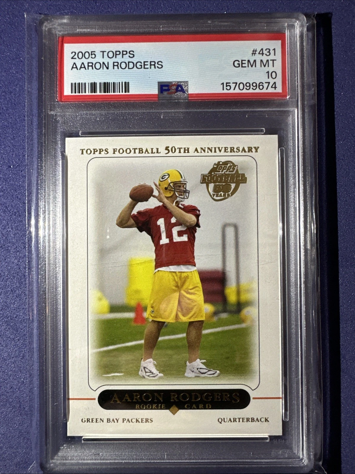 Aaron Rodgers Topps RC PSA 10