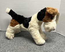 Peluche Pet World Fox Terrier 15" Juans Corporation raro realista