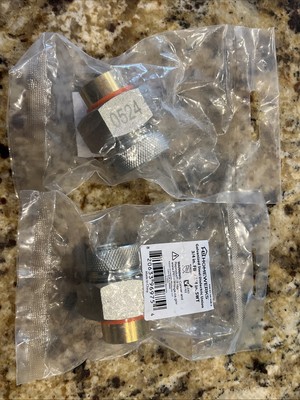 2 Pcs, Galvanized Dielectric Union, 3/4 in. FIP x 3/4 in. Solder/SWT (HOMEWERKS)