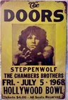 TIN SIGN 8x12 Jim Morrison Singer The Doors Band Rock Roll Music Concert DD10