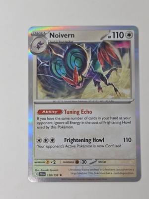 Pokemon TCG Noivern 128/159 Crown Zenith Reverse Holo Rare Card