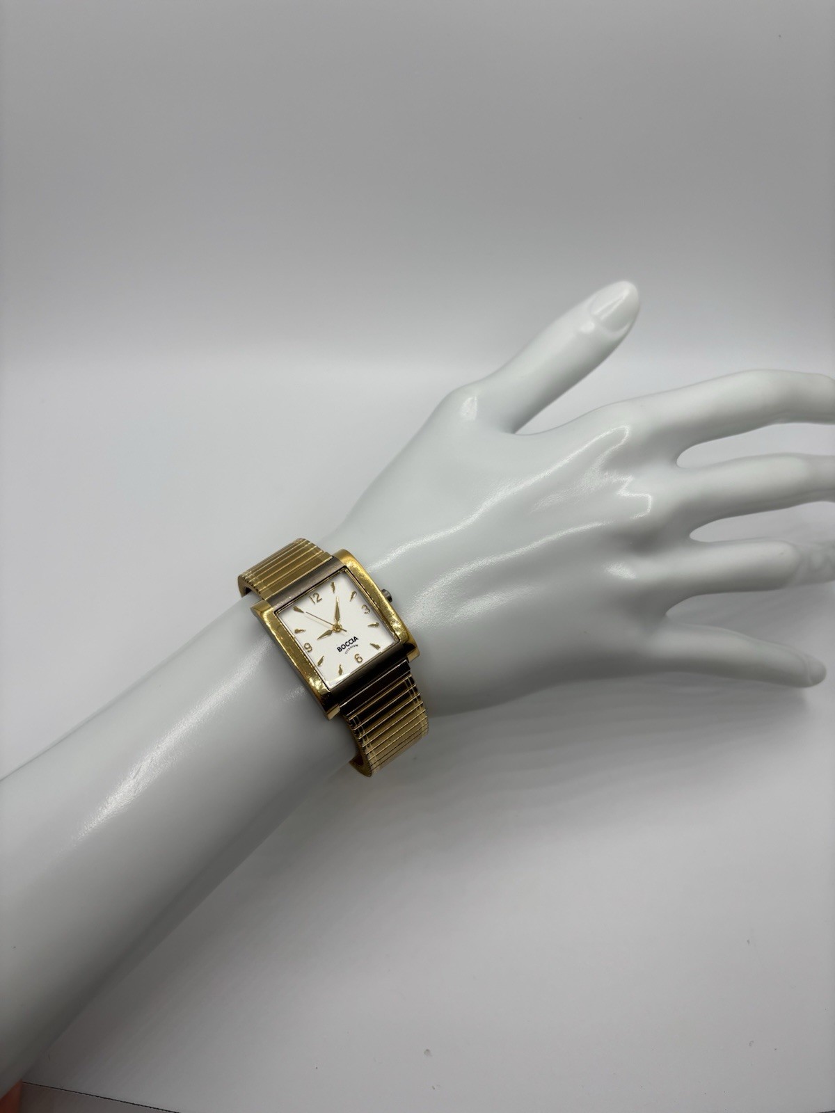 Vintage BOCCIA Titanium Rectangular Quartz Women'… - image 7