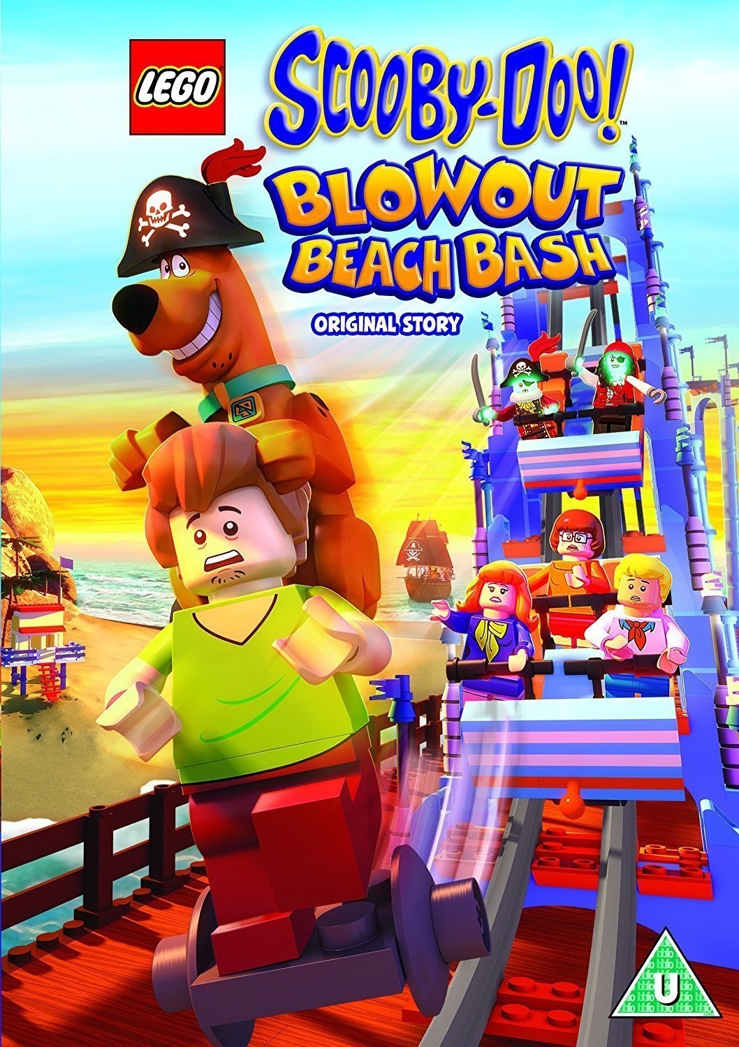 LEGO Scooby-Doo! Blowout Beach Bash (+EC) (DVD) Frank Welker Grey Griffin
