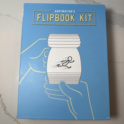 Andymation s Flipbook Kit with LED Light - Rare Original from Kickstarter USED