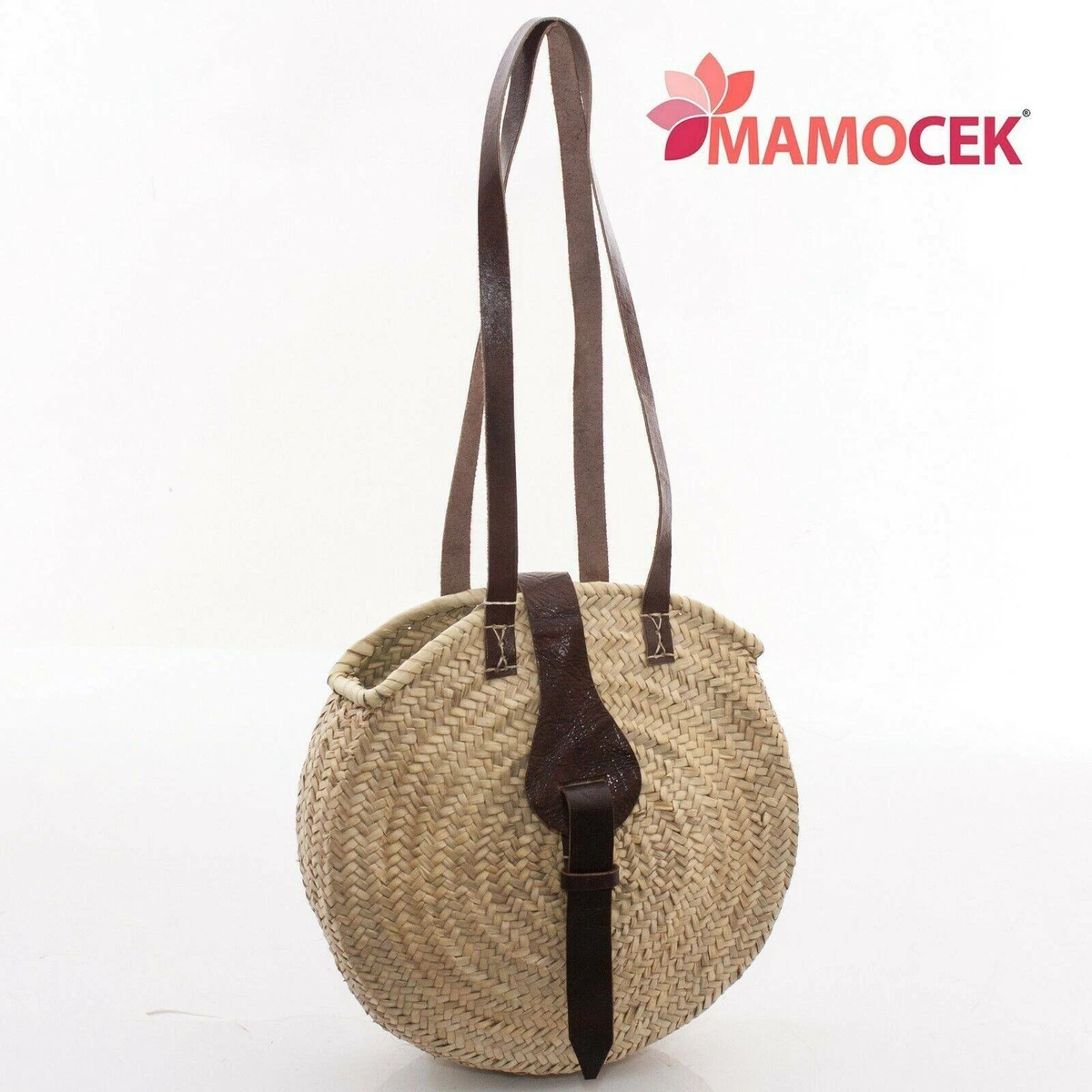 Borsa di shop paglia tonda
