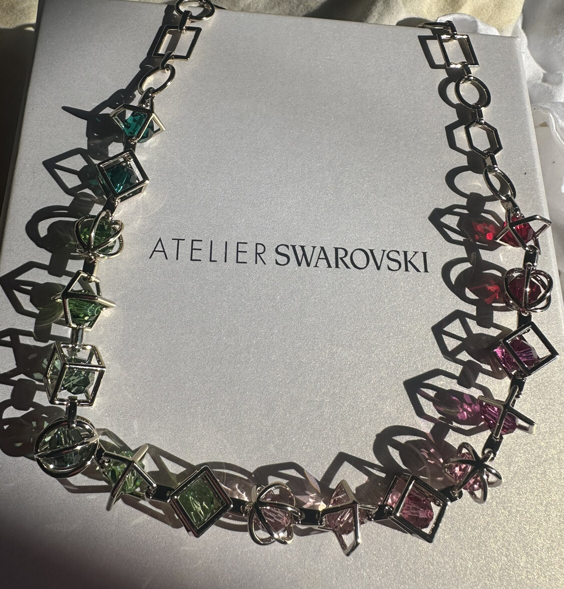 Swarovski atelier ATELIER SWAROVSKI Christopher Kane Crystal Bolster Necklace  main image 4