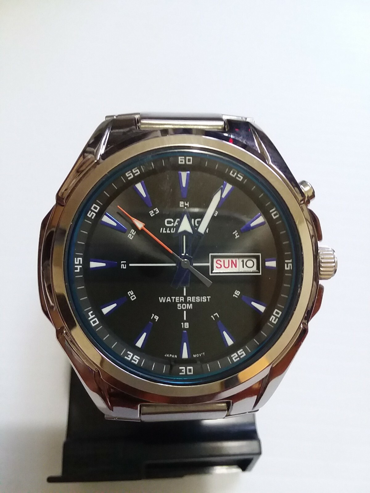 Купить Casio MTP-E200D-1A2V, Men's Super Illuminator Watch, Day/Date, 50 на  Аукцион из Америки с доставкой в Россию, Украину, Казахстан