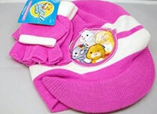 Zhu Zhu PET Winter Glove And Flap Hat Set
