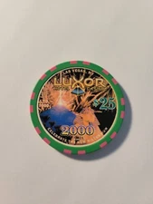 $25 Luxor Hotel Casino Millennium chip. Limited Edition.