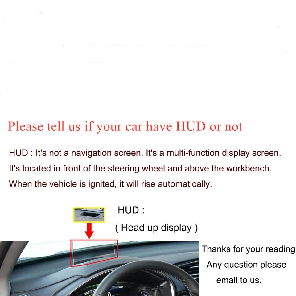 For Nissan Altima RHD Leather Dashboard Dash Cover Protector Pad Mat Black New - image 2 of 4