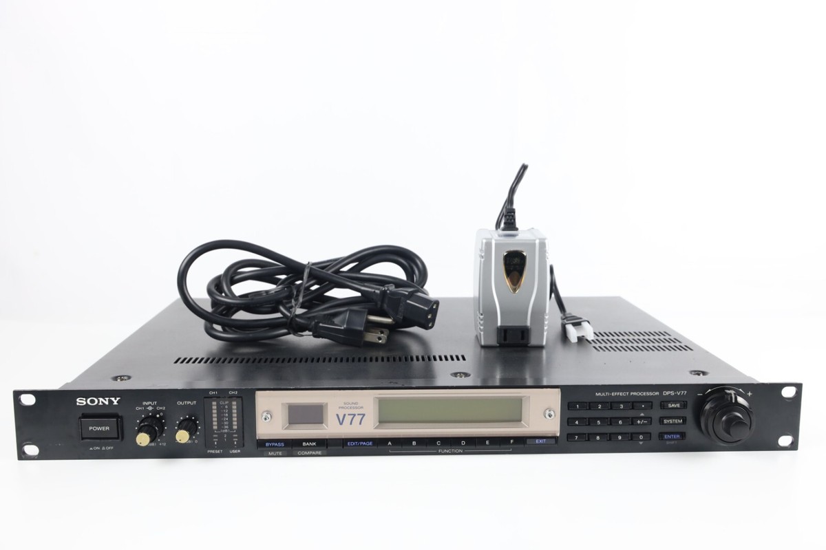 Sony DPS-V77 DPS Multi Effects Processor repaired item W/Step-down 