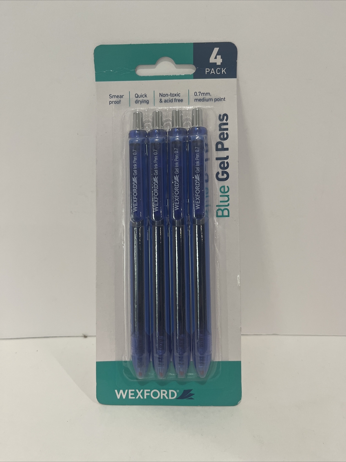 Wexford Blue GEL Pens 4pk for sale online eBay