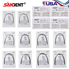 SANDENT Dental Orthodontics Braces Brackets Mini Roth.022 Hook345 /Arch Wire ns