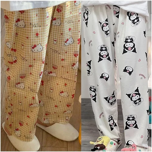 KT Cinnamoroll Kuromi My Melody Pochacco Women Pajama Pant Home Trousers - Picture 2 of 30