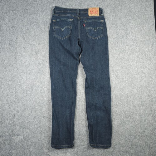 Levis 541 Jeans Mens 30x32 (Fit 30x29) Blue Athletic Taper Fit Dark Wash Stretch - Picture 3 of 16