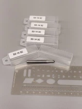 Carbide Burr SD-14 SC Single Cut Ball End 1/4X2 USA 5 PACK!