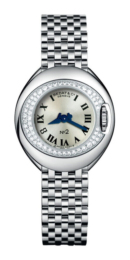 Bedat N°2 Acier Inoxydable & Diamant Femmes Luxe Suisse Montre 227.031.600