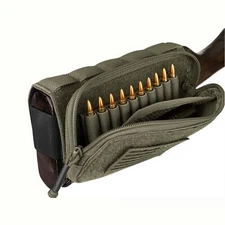 Tactical Cheek Rest with Adjustable Shell Holder Right Hand Ranger Green