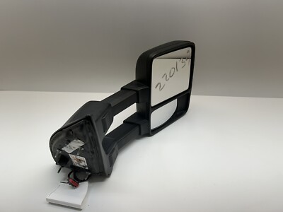 08 FORD F250 SD POWER TELESCOPIC EXTERIOR SIDE VIEW MIRROR RIGHT PASSENGER BLACK