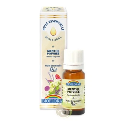 Menthe poivrée huile essentielle Bio Biofloral aromathérapie médecine douce - Photo 1/2