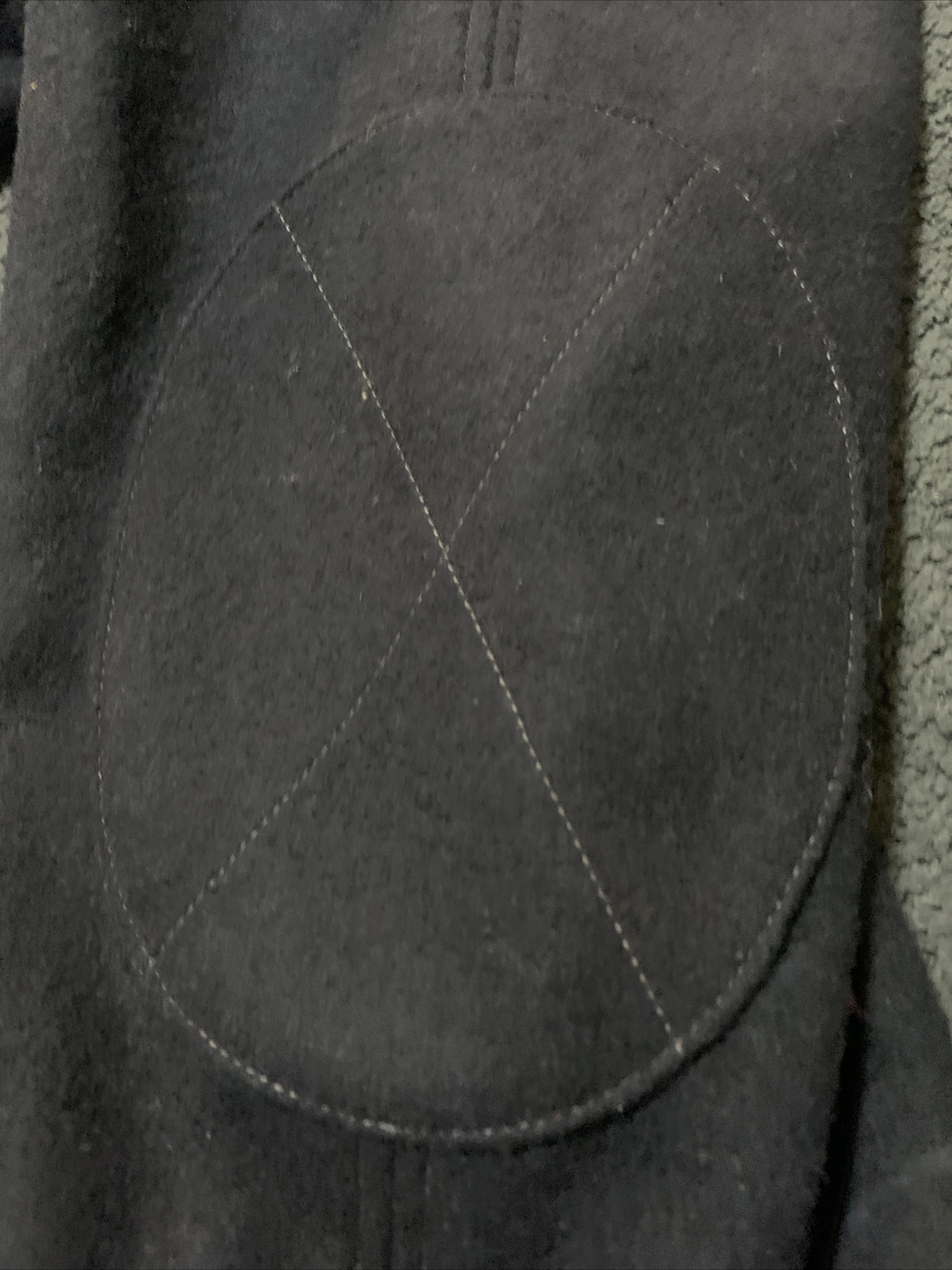 Mens J. Peterman Navy Wool Hooded Jacket Size 40 image 8