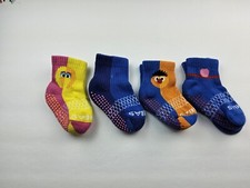 Bombas Toddler Sesame Street Ernie Big Bird Lot Of 4 Pairs Socks Size T