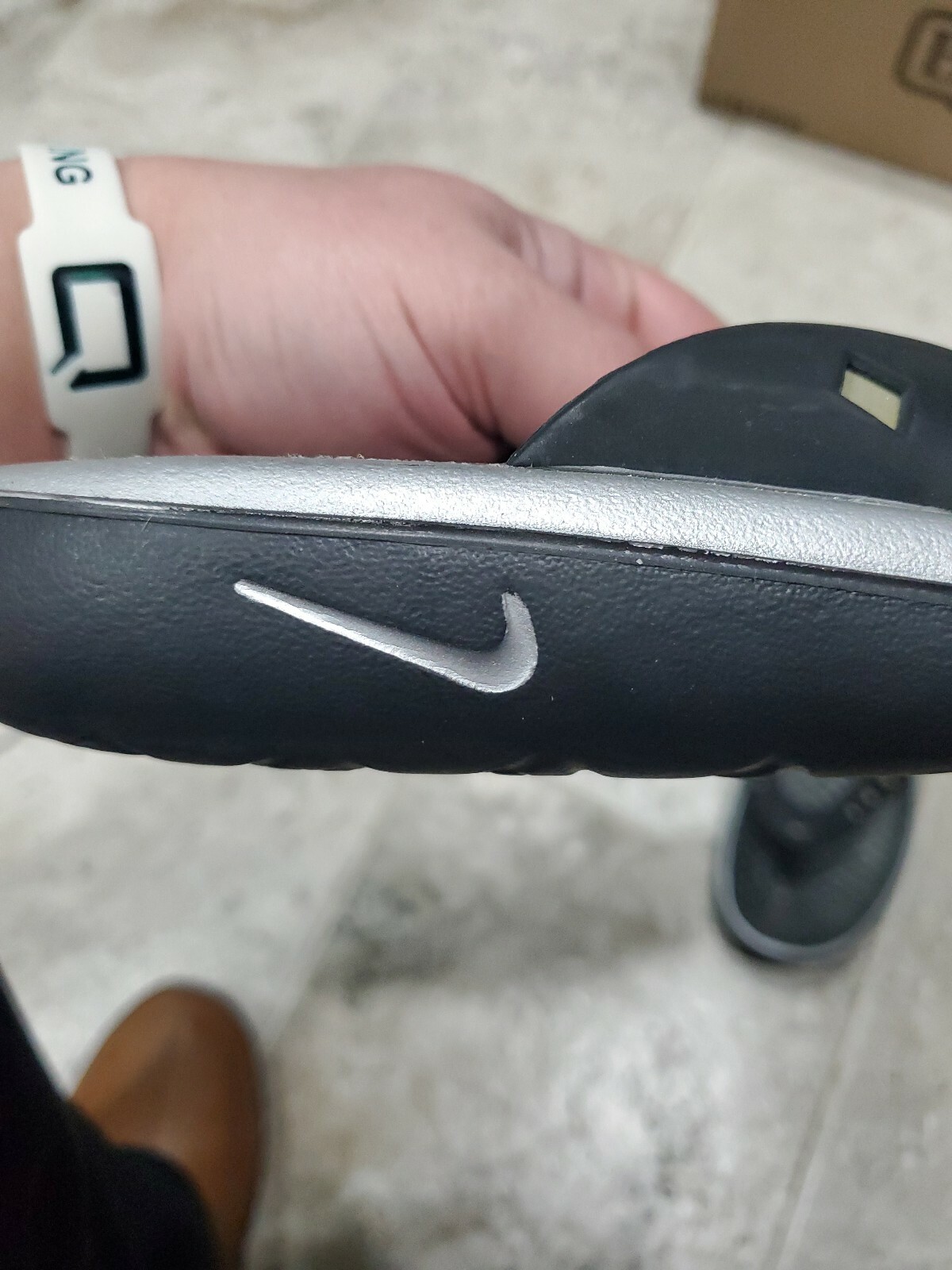 VINTAGE NIKE AIR CUSHION FLIP FLOP SANDALS WOMEN'S SI… Gem