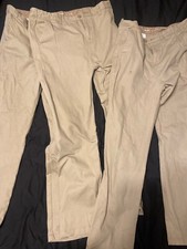 Lot 3 PRE-OWNED BOY'S SIZE 18 OLD NAVY KHAKI PANTS ADJUSTABLE WAIST 