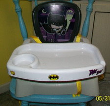 Batman Booster Seat with Tray- Feeding Chair for Babies and Toddlers 6 Months