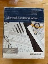 VINTAGE SEALED MICROSOFT EXCEL 2.1 for Windows