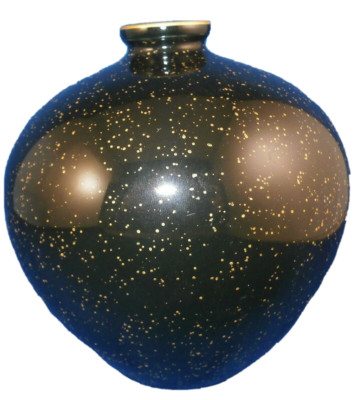 Vintage KPM Berlin Porcelain Starry Night Trude Petri Vase Porzellan Eames Era