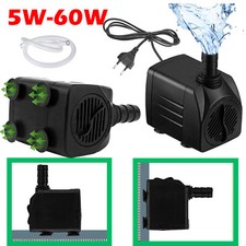 Mini Wasserpumpe Tauchpumpe Springbrunnen Pumpe Für Teich Garten Aquarium 5W-60W