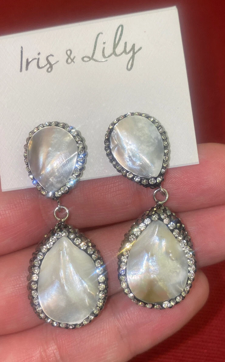 Iris and shop lily jewelry earrings