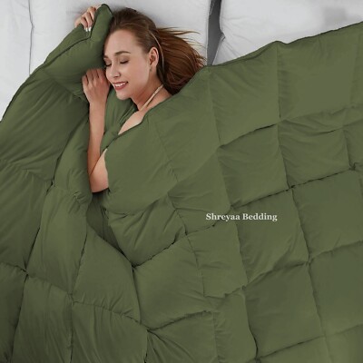 Bed in a Bag(Comforter+Sheet Set+Duvet Set) 1000 TC Egyptian Cotton Moss