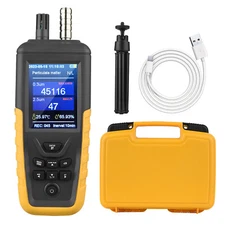 Air Quality Monitor Dust Particle Counter PM 0.3/2.5/10 um Air Pollution Monitor