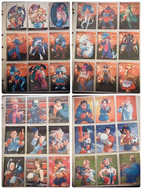 ALL CAPCOM Carddass Masters 98 Capcom Card Trading Cards Character