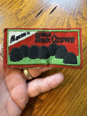 Large 1950s Employees Patch ~ Masons Black Crows Licorice CANDY - Vintage