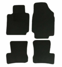 Velours Fußmatten für Nissan Micra III K12 Bj. 2003 - 2010 Passend SCHWARZ PREM