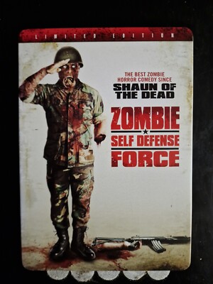 ZOMBIE - SELF DEFENSE FORCE - STEELBOCK LIMITED EDITION DVD Video   K