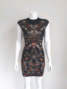 alexander mcqueen floral dress