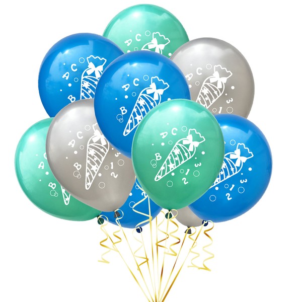 10 Luftballons ZuckertüTe SchuleinfüHrung Einschulung Schulanfang Deko Ballons-image